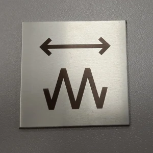 Шильды, производственная маркировка — Табличка на токарный станок — фото